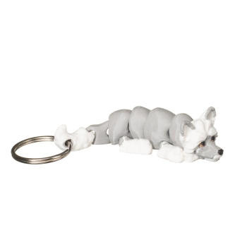 Grzywacz chiński brelok do kluczy charakterystyczny wygląd